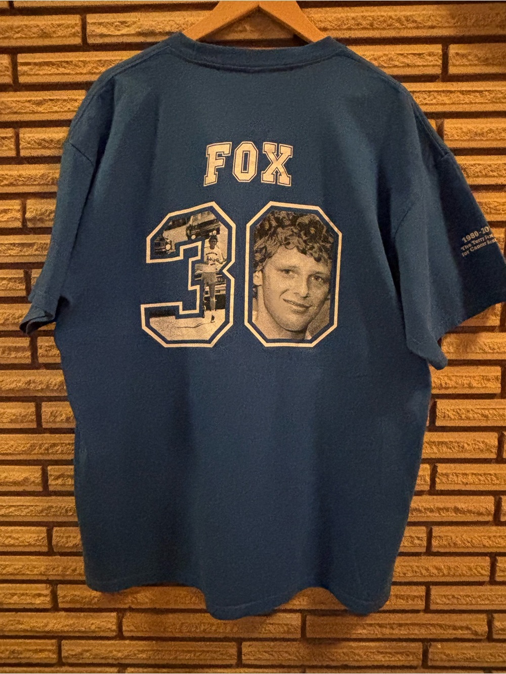 Unisex Terry Fox 30th Anniversary Tee Shirt - Terry Fox T-Shirt - Outrun Cancer